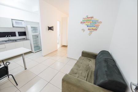 Sala de apartamento para alugar com 1 quarto, 27m² em Lavadouro de Areia, Taubaté