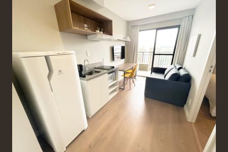 Sala de apartamento para alugar com 1 quarto, 27m² em Moema, São Paulo