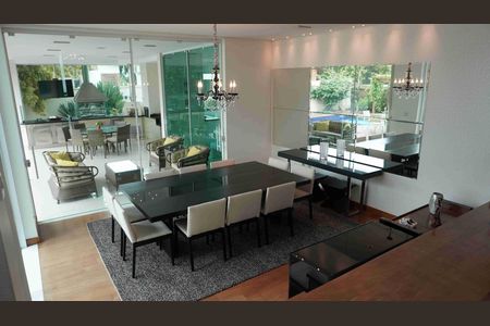 Sala de Jantar de casa de condomínio à venda com 3 quartos, 950m² em Residencial Seis (alphaville), Santana de Parnaíba