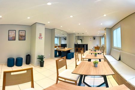 Apartamento à venda com 24m², 1 quarto e sem vaga Apartamento à venda com 24m², 1 quarto e sem vagaÁrea comum - Salão de festas