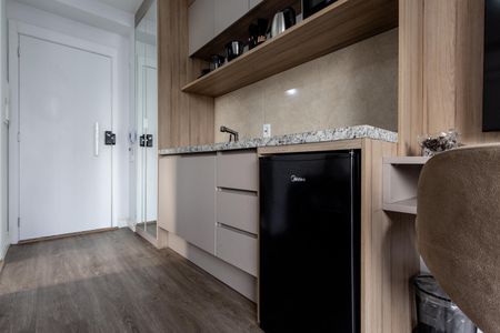 Studio para alugar com 30m², 1 quarto e sem vaga Studio para alugar com 30m², 1 quarto e sem vagaCozinha