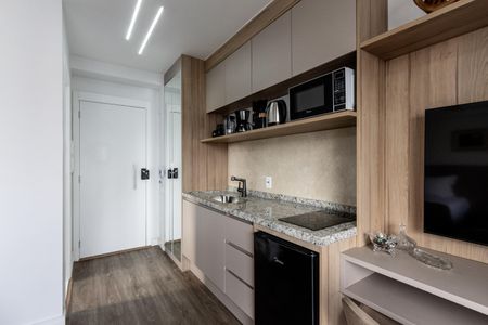 Studio para alugar com 30m², 1 quarto e sem vaga Studio para alugar com 30m², 1 quarto e sem vagaCozinha