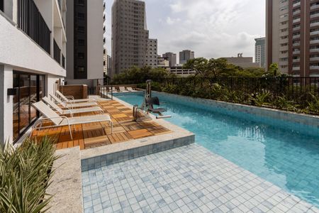 Studio para alugar com 30m², 1 quarto e sem vaga Studio para alugar com 30m², 1 quarto e sem vagaPiscina