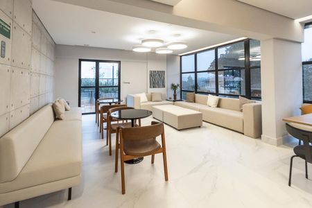 Studio para alugar com 30m², 1 quarto e sem vaga Studio para alugar com 30m², 1 quarto e sem vagaSalão de festas