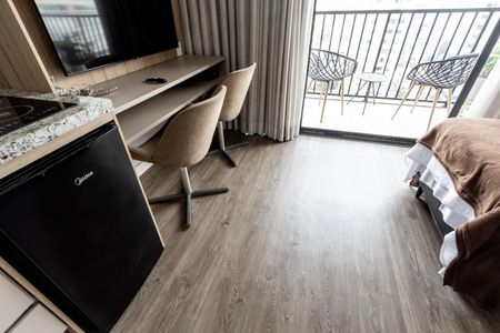 Studio para alugar com 30m², 1 quarto e sem vaga Studio para alugar com 30m², 1 quarto e sem vagaSala