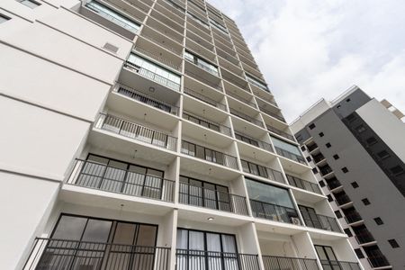 Studio para alugar com 30m², 1 quarto e sem vaga Studio para alugar com 30m², 1 quarto e sem vagaFachada do Bloco