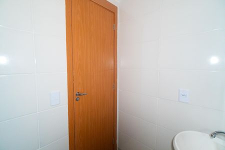 Banheiro da Suíte de apartamento para alugar com 1 quarto, 27m² em Jardim Oriental, São Paulo