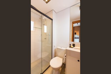 Banheiro de apartamento para alugar com 1 quarto, 25m² em Centro, Osasco