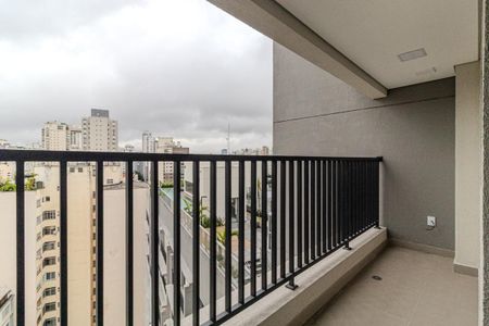 Varanda de apartamento para alugar com 1 quarto, 30m² em Santa Cecilia, São Paulo
