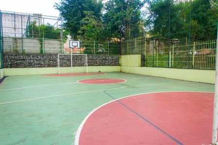 Área comum - Quadra esportiva de apartamento para alugar com 3 quartos, 59m² em Vila Valparaíso, Santo André
