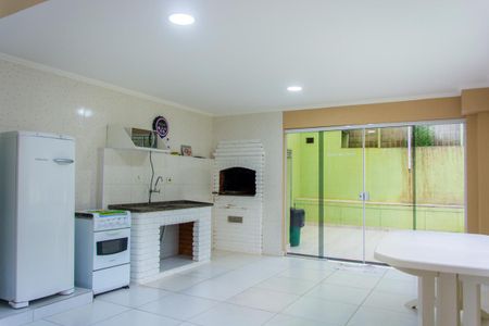 Área comum - Churrasqueira de apartamento para alugar com 3 quartos, 59m² em Vila Valparaíso, Santo André