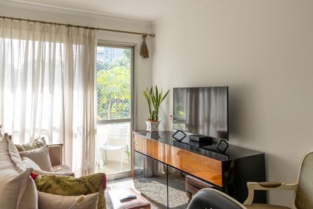 Sala de apartamento à venda com 2 quartos, 70m² em Campo Belo, São Paulo