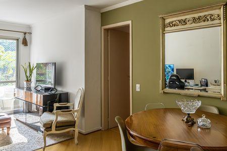 Sala de apartamento à venda com 2 quartos, 70m² em Campo Belo, São Paulo