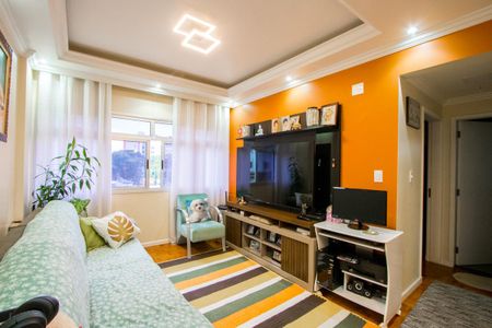 Sala de apartamento à venda com 2 quartos, 81m² em Jardim Bela Vista, Santo André