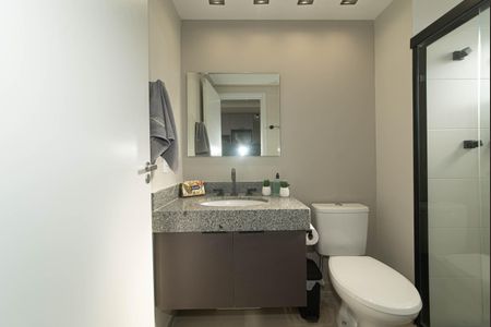 Studio para alugar com 25m², 1 quarto e sem vaga Studio para alugar com 25m², 1 quarto e sem vagaBanheiro