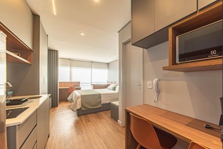 Studio à venda com 25m², 1 quarto e sem vaga