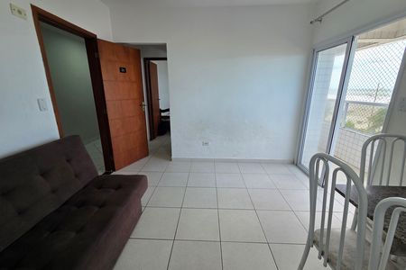 Sala de apartamento para alugar com 1 quarto, 46m² em Guilhermina, Praia Grande