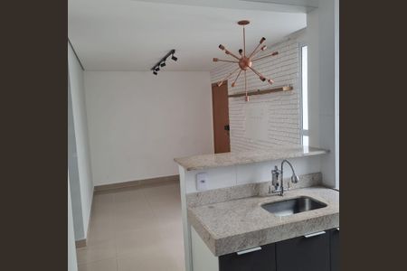 Cozinha de apartamento para alugar com 2 quartos, 33m² em Estância Guatambu, Itaquaquecetuba