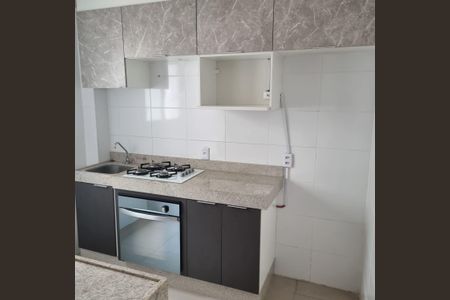 Cozinha de apartamento para alugar com 2 quartos, 33m² em Estância Guatambu, Itaquaquecetuba