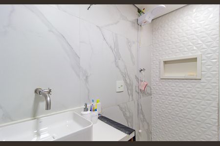 Banheiro de apartamento à venda com 2 quartos, 55m² em Alto da Mooca, São Paulo