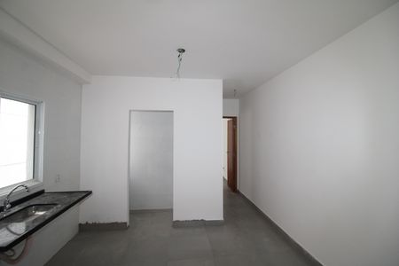 Sala / Cozinha / Área de Serviço de apartamento para alugar com 1 quarto, 40m² em Jardim Primavera, São Paulo
