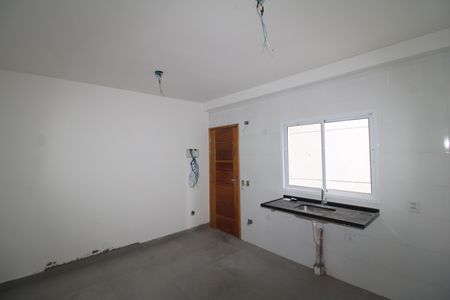 Sala / Cozinha / Área de Serviço de apartamento para alugar com 1 quarto, 40m² em Jardim Primavera, São Paulo