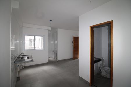 Sala / Cozinha /  Área de Serviço de apartamento para alugar com 2 quartos, 41m² em Jardim Primavera, São Paulo
