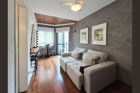 Sala de apartamento à venda com 1 quarto, 48m² em Itaim Bibi, São Paulo