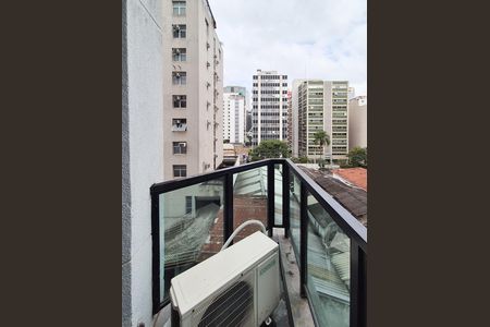 Varanda de apartamento à venda com 1 quarto, 48m² em Itaim Bibi, São Paulo
