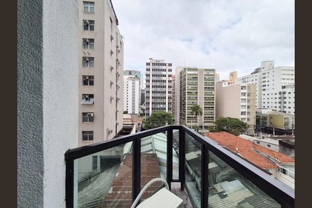 Varanda de apartamento à venda com 1 quarto, 48m² em Itaim Bibi, São Paulo