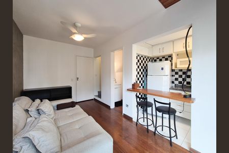 Sala de apartamento à venda com 1 quarto, 48m² em Itaim Bibi, São Paulo