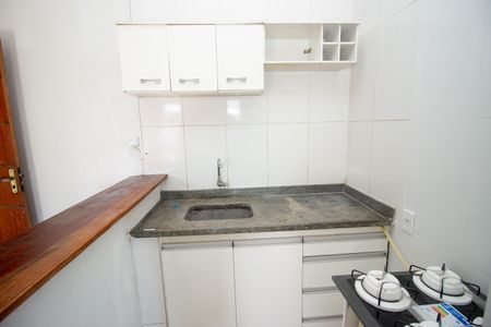 Studio para alugar com 40m², 1 quarto e sem vaga Studio para alugar com 40m², 1 quarto e sem vagaCozinha e Área de Serviço