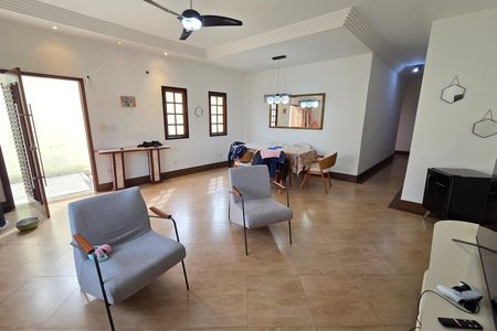 Sala de casa para alugar com 2 quartos, 194m² em Nova Mirim, Praia Grande