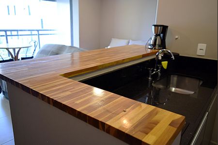 Studio para alugar com 42m², 1 quarto e 1 vagaEstúdio - cozinha