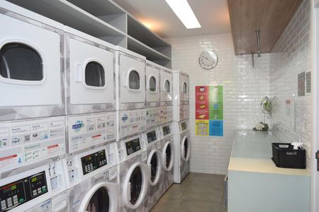 Studio para alugar com 42m², 1 quarto e 1 vagaLavanderia