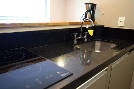 Studio para alugar com 42m², 1 quarto e 1 vagaEstúdio - cozinha
