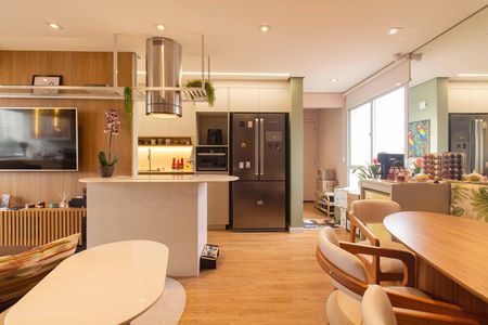 Sala de apartamento à venda com 2 quartos, 65m² em Mirandópolis, São Paulo