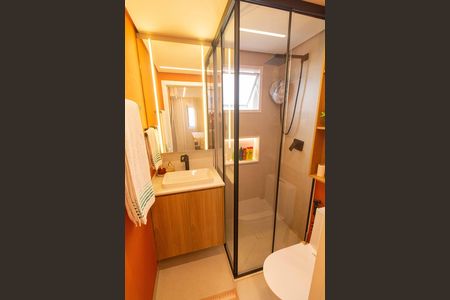 Banheiro da Suíte de apartamento à venda com 2 quartos, 65m² em Mirandópolis, São Paulo