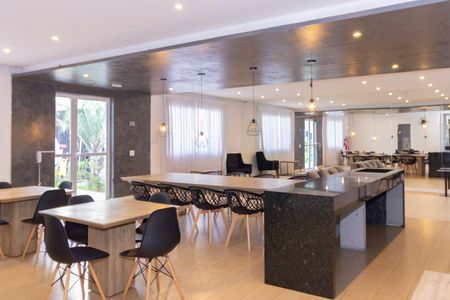 Apartamento à venda com 39m², 2 quartos e sem vagaÁrea comum - Salão de festas