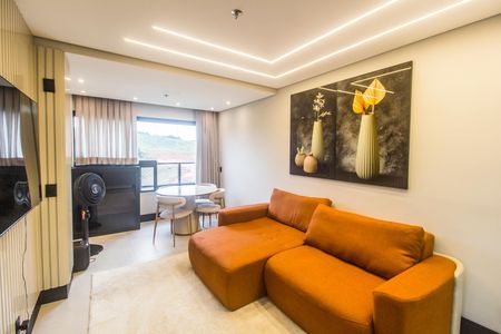Sala  de apartamento à venda com 2 quartos, 60m² em Empresarial 18 do Forte, Barueri