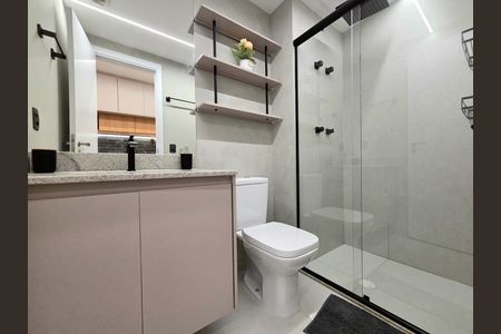 Studio para alugar com 32m², 1 quarto e sem vaga Studio para alugar com 32m², 1 quarto e sem vagaBanheiro