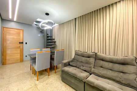 Sala de apartamento para alugar com 2 quartos, 140m² em Santo Antônio, Belo Horizonte