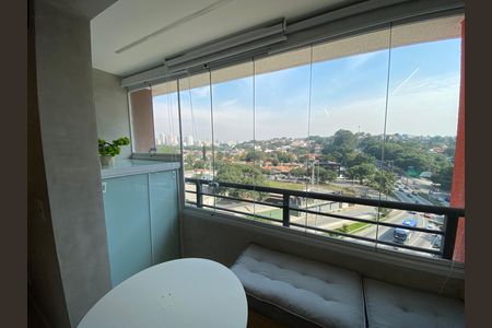 Varanda do Studio de kitnet/studio para alugar com 1 quarto, 27m² em Butantã, São Paulo