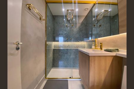 Studio para alugar com 27m², 1 quarto e sem vaga Studio para alugar com 27m², 1 quarto e sem vagaBanheiro social