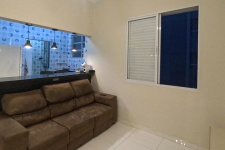 Sala de apartamento para alugar com 2 quartos, 80m² em Ponta da Praia, Santos