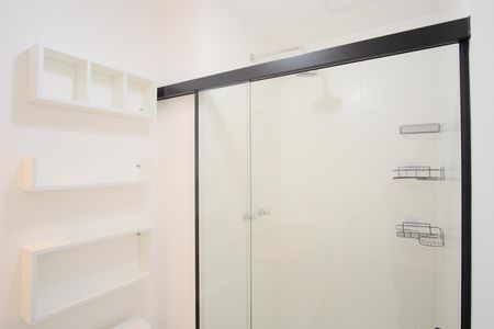 Apartamento para alugar com 27m², 1 quarto e sem vagaBanheiro da Suíte