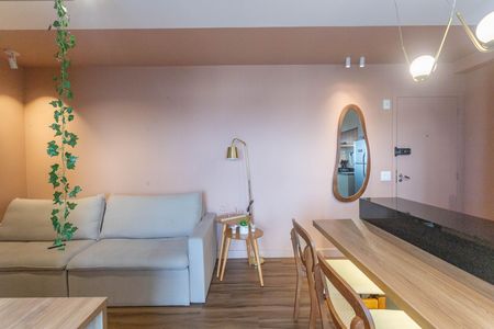 Sala  de apartamento à venda com 2 quartos, 51m² em Centro, Diadema