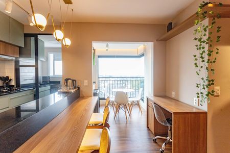 Sala  de apartamento à venda com 2 quartos, 51m² em Centro, Diadema