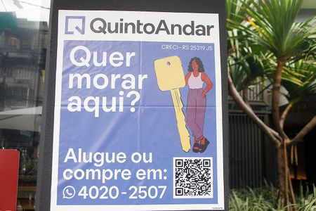 Apartamento para alugar com 61m², 1 quarto e sem vagaPlaquinha