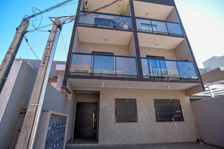 Fachada de apartamento para alugar com 1 quarto, 39m² em Jardim Algarve, Viamão